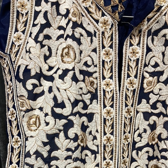 Other - Karishma Kapoor Georgette Stitched Kurta In Blue Colour